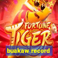 buakaw record